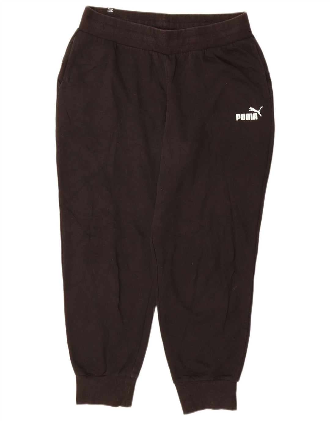 Calça de treino masculina Puma Joggers médio algodão preto
