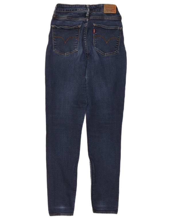 Calça jeans feminina Levi's 721 High Rise Skinny W28 L30 azul algodão