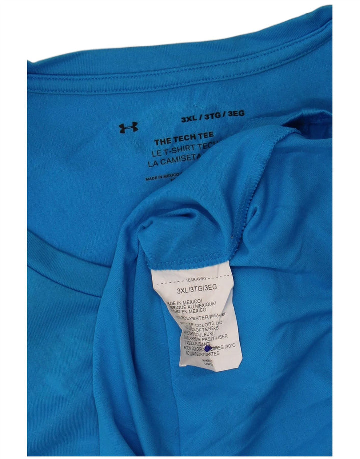 Camiseta masculina Under Armour Top 3XL poliéster azul