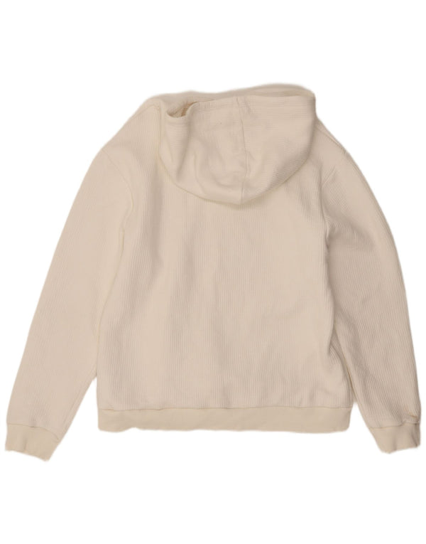 Jumper com capuz feminino Reiss UK 20 2XL algodão branco