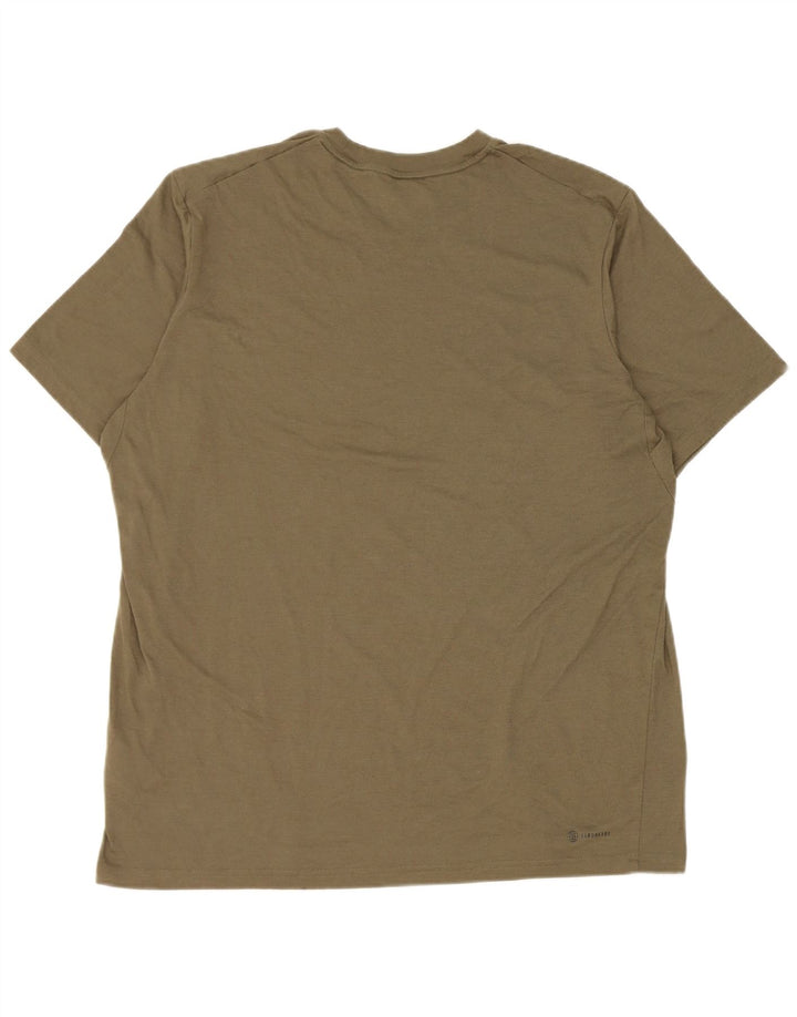 Camiseta Adidas Masculina Aeroready Top XL Cáqui Poliéster