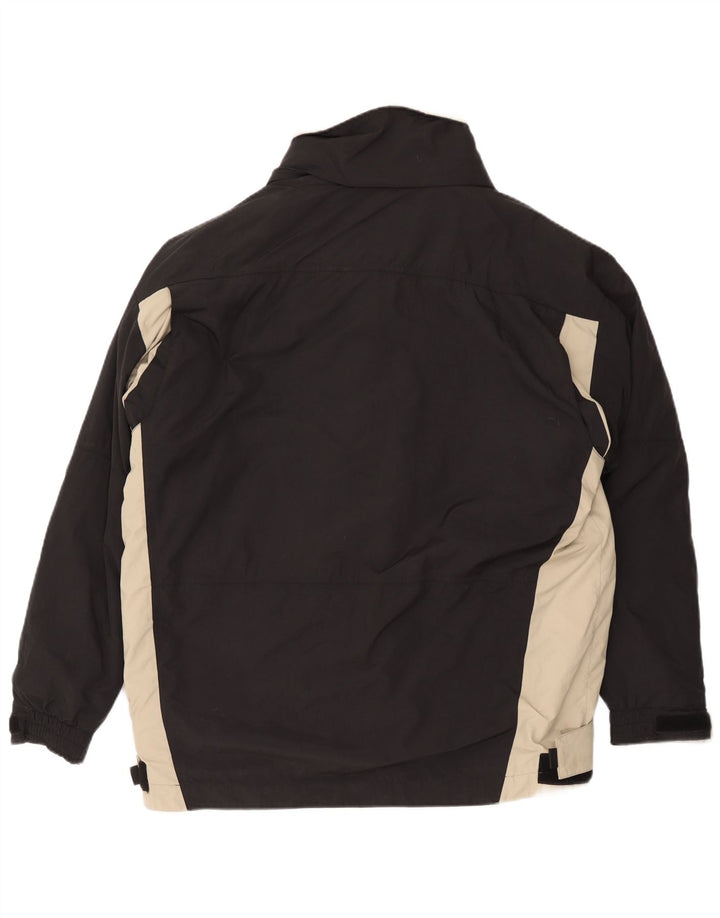 Jaqueta de esqui masculina Kappa UK 40 grande poliamida colorblock preta