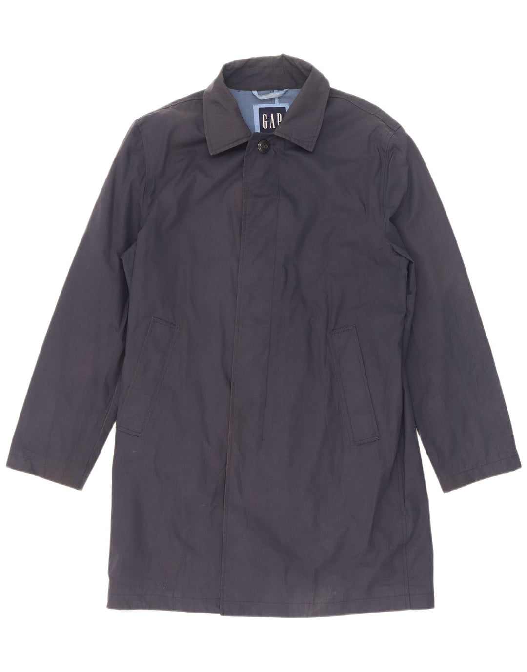 Sobretudo masculino Gap UK 36 pequeno poliéster azul marinho
