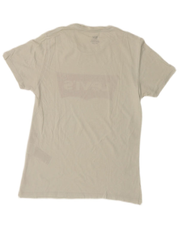 Camiseta gráfica masculina Levi's Top XS algodão branco