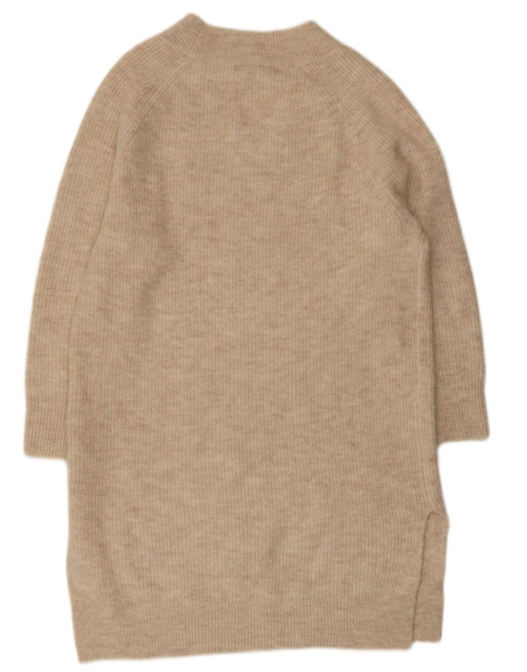 Vestido feminino MONSOON com ajuste solto Reino Unido 14 acrílico bege médio