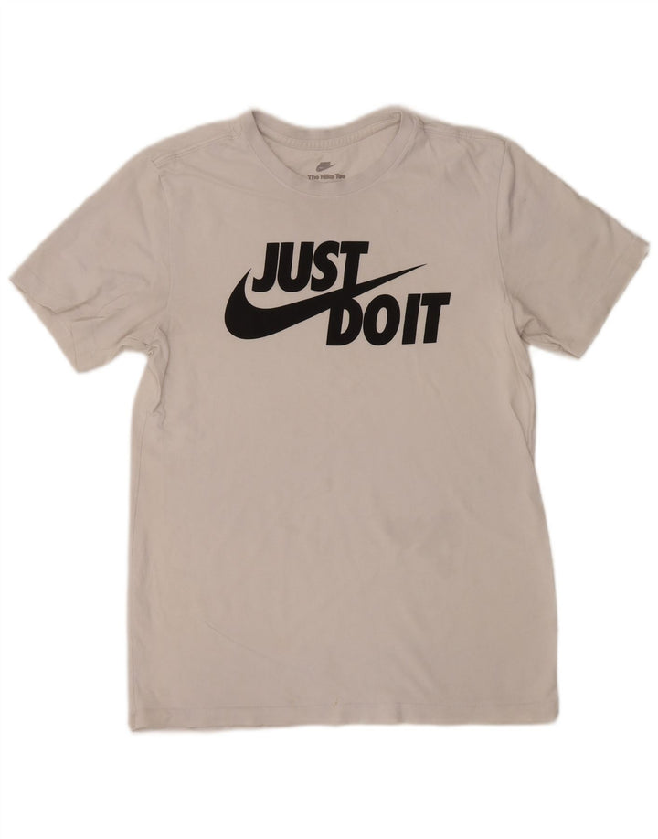 Camiseta Nike masculina gráfica top pequeno branco