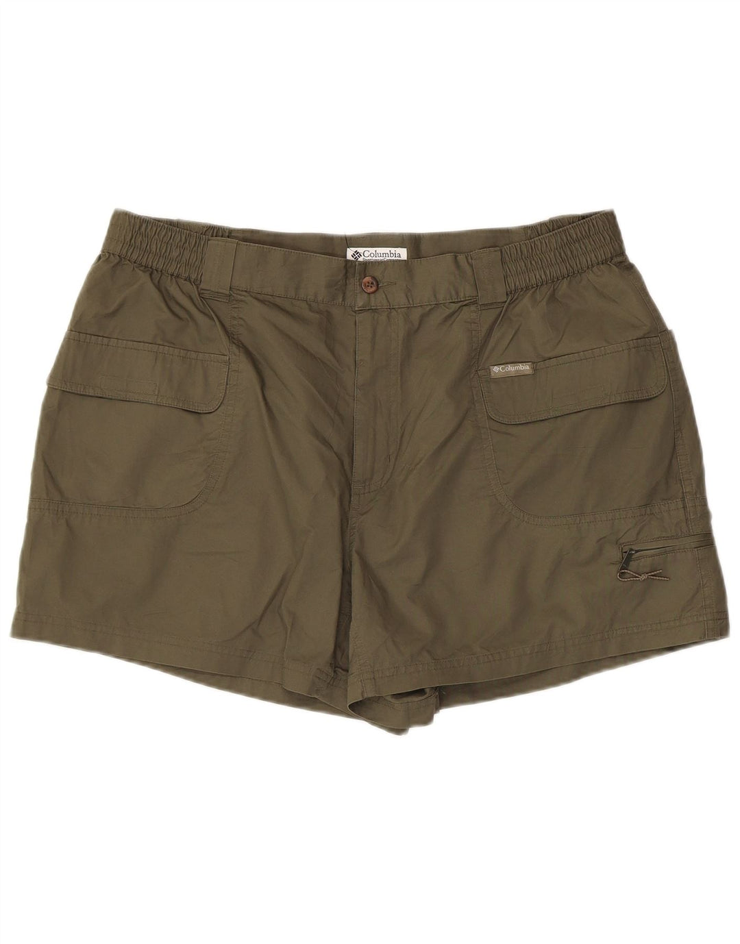 Shorts cargo masculinos COLUMBIA W38 XL cáqui