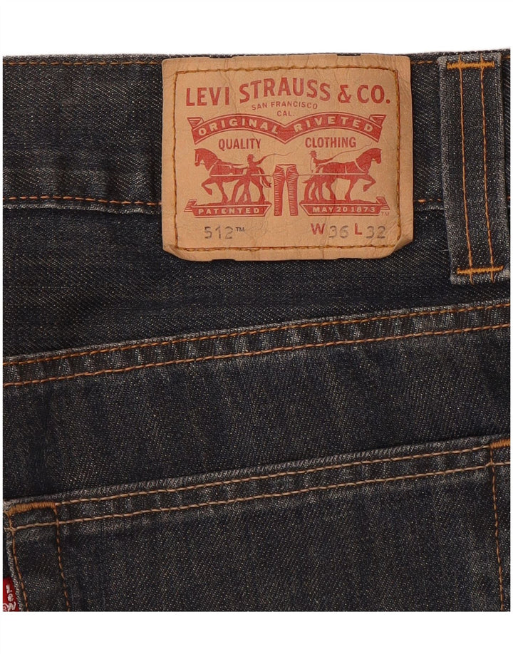 LEVI'S Masculino 512 Bootcut Jeans W36 L32 Azul