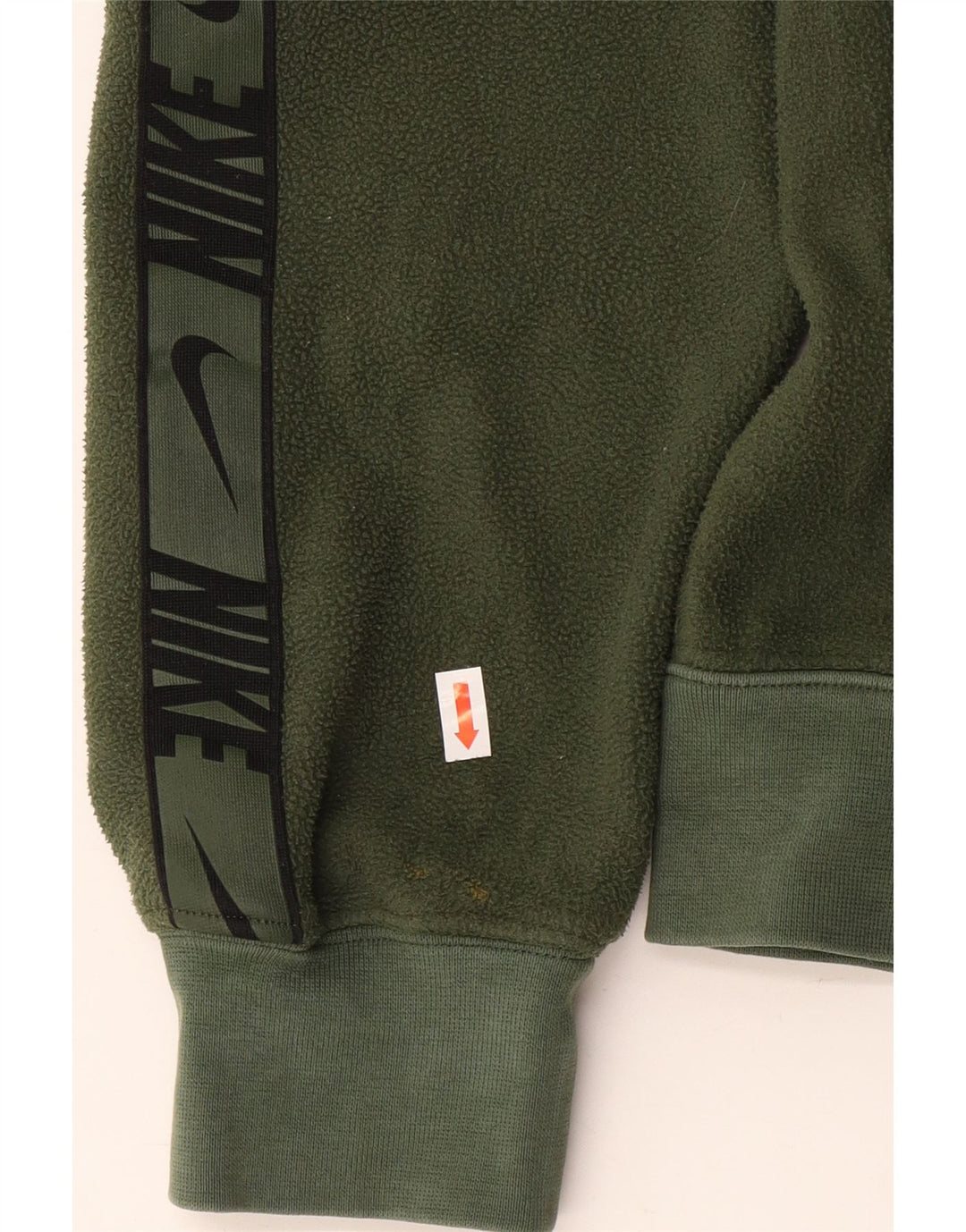 Jumper de lã com capuz gráfico masculino NIKE Therma-Fit XS verde poliéster