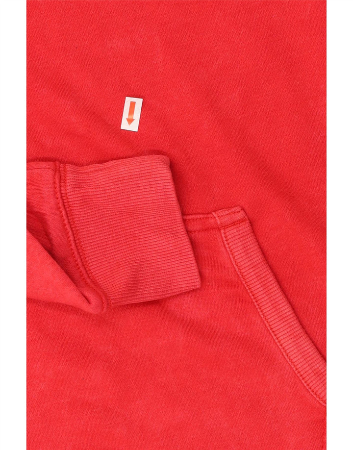 Suéter com capuz gráfico LEVI'S Boys 13-14 anos algodão vermelho