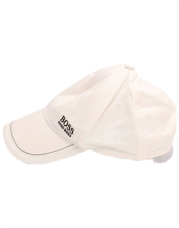 Hugo Boss Boné de beisebol gráfico masculino tamanho único algodão branco