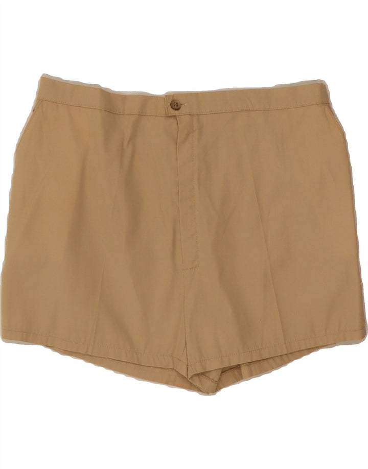 VINTAGE Womens Casual Shorts W32 Large Beige Vintage Vintage and Second-Hand Vintage from Messina Hembry 