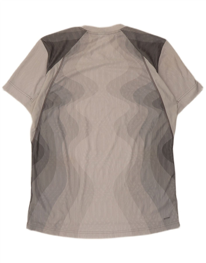 Adidas Camiseta Masculina Top Grande Cinza Tie Dye Poliéster