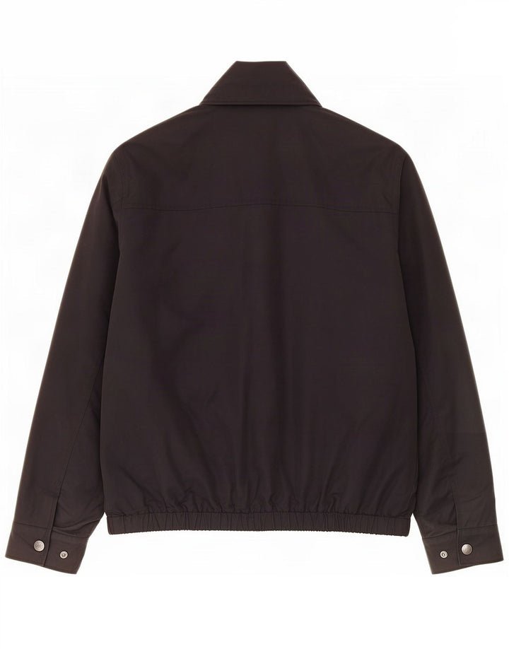 Jaqueta bomber masculina Crew Clothing UK 38 algodão preto médio