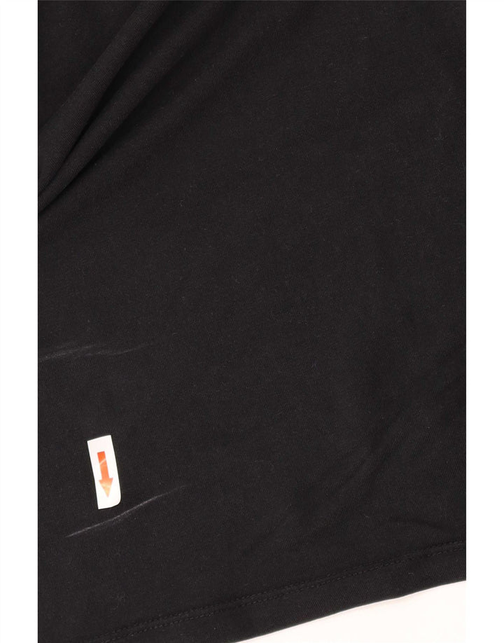 Camiseta masculina Jack & Jones grande algodão preto