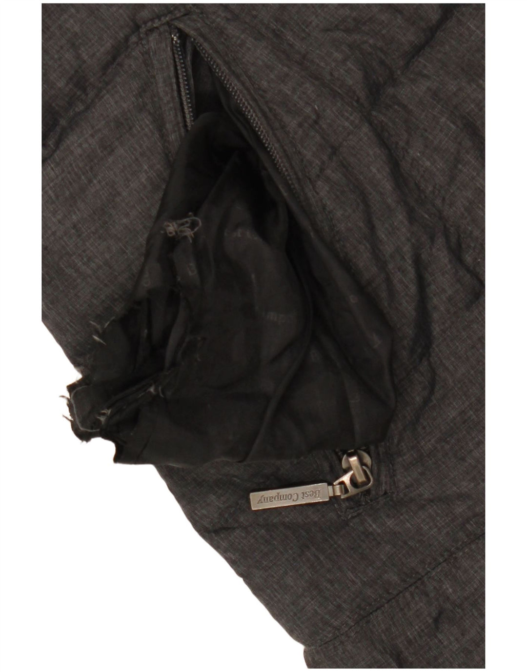 Jaqueta acolchoada feminina BEST COMPANY UK 14 grande cinza