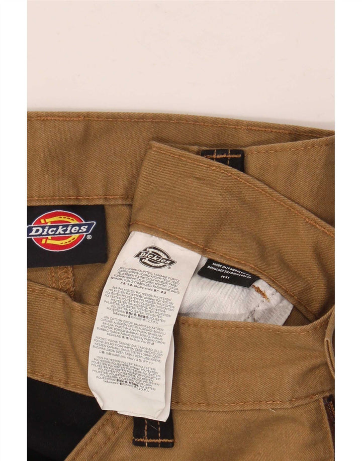 Shorts cargo masculino Dickies W31 poliéster colorblock bege médio