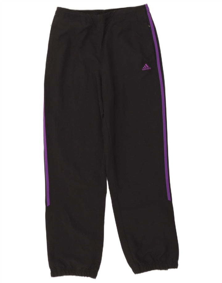 Calça de treino feminina Adidas Joggers UK 12 poliéster preto médio