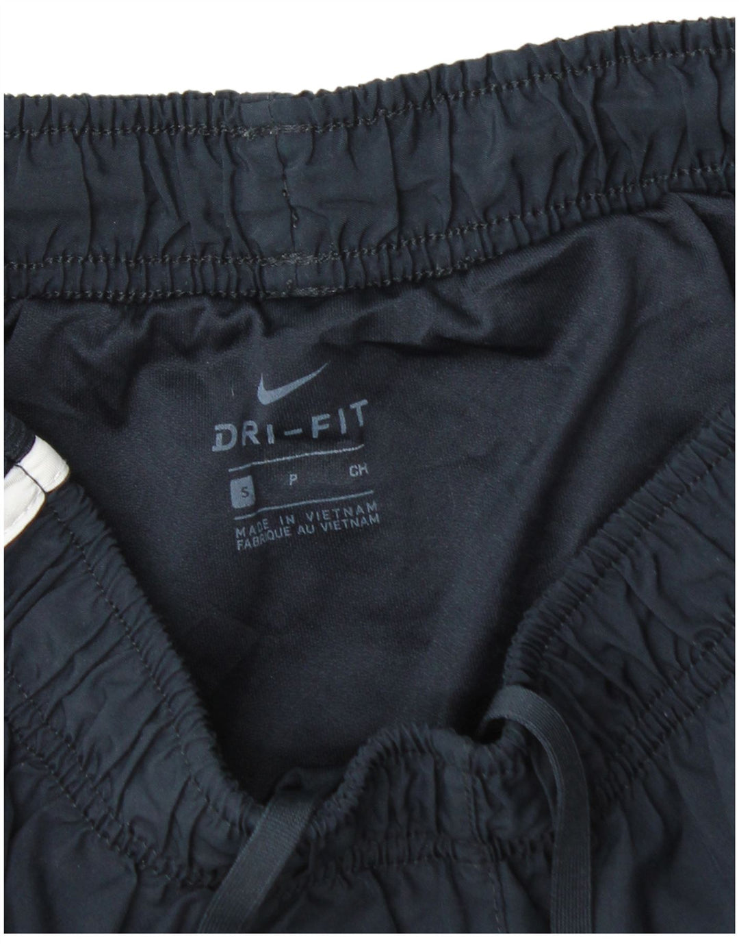Shorts esportivo feminino NIKE Dri Fit UK 10 pequeno azul marinho poliéster