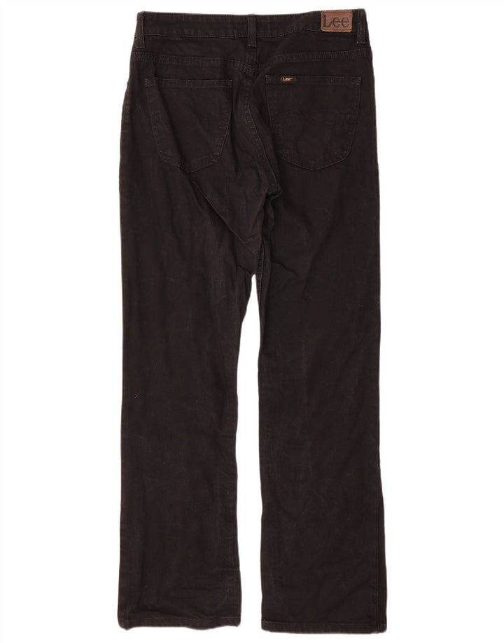 Calça jeans feminina Cameron de cintura alta com corte bootcut LEE W33 L33 preta