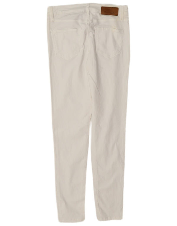 Calça feminina casual skinny Massimo Dutti UE 40 médio W30 L29 branca
