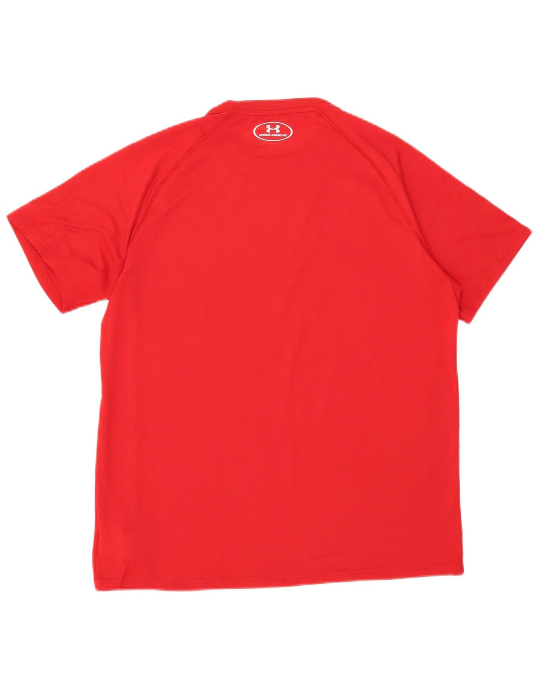 Camiseta masculina Under Armour Heat Gear superior poliéster vermelho médio