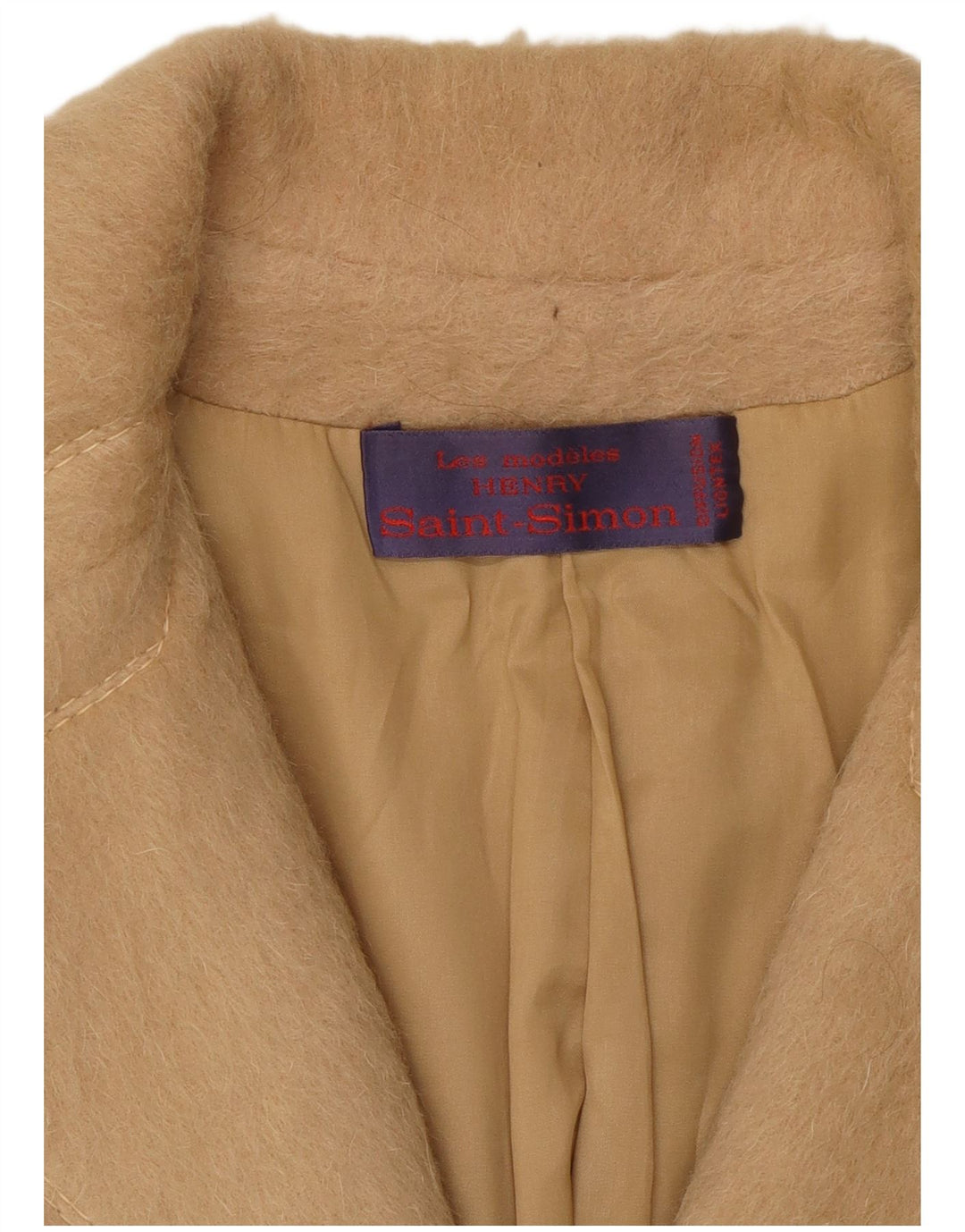 Sobretudo feminino vintage IT 48 XL bege