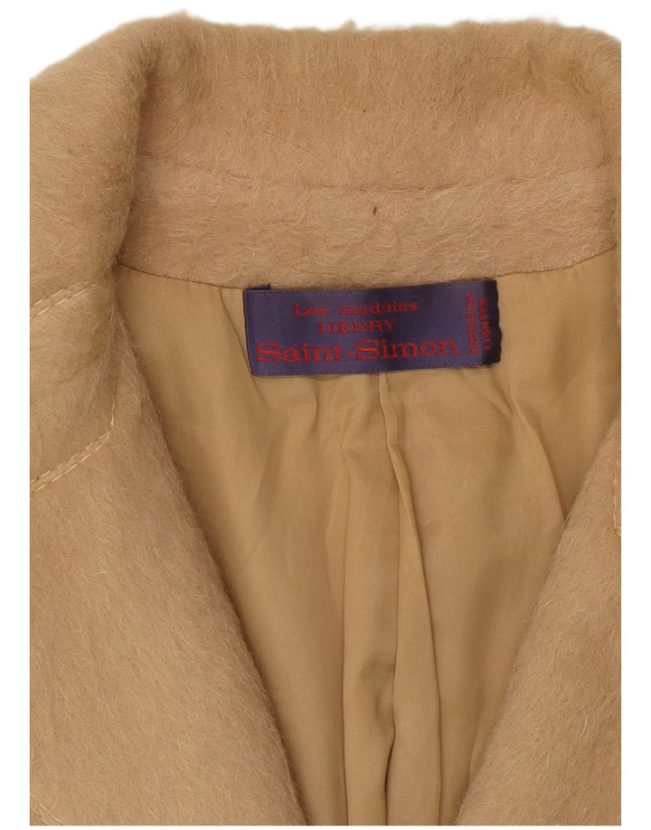 Sobretudo feminino vintage IT 48 XL bege