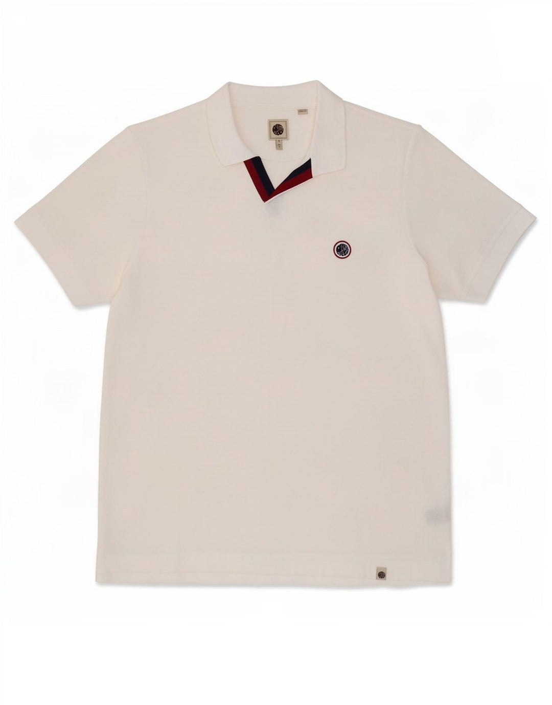 Camisa polo masculina Pretty Green XL algodão branco