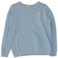 LACOSTE moletom feminino jumper UK 16 grande algodão azul