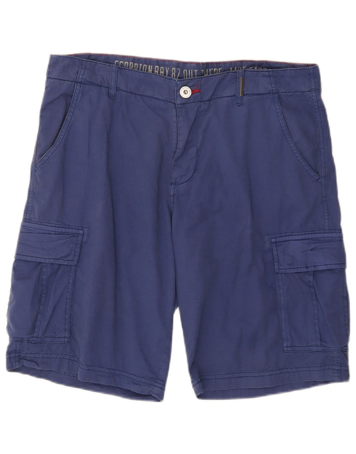 Shorts cargo masculino Scorpion Bay W32 algodão azul marinho médio