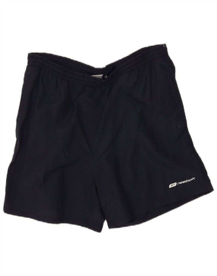 Shorts de natação masculino Reebok grande azul marinho