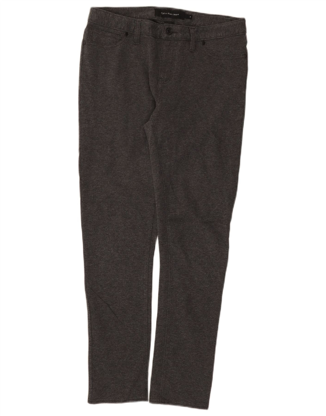 Calça Jegging Feminina Calvin Klein US 8 Médio W30 L28 Algodão Cinza