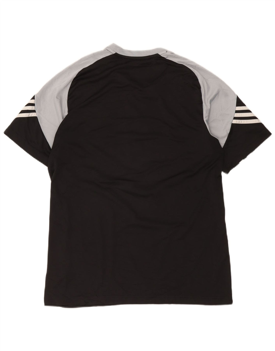 Camiseta Adidas Masculina Climalite Graphic Top Grande Preto Colorblock Poliéster
