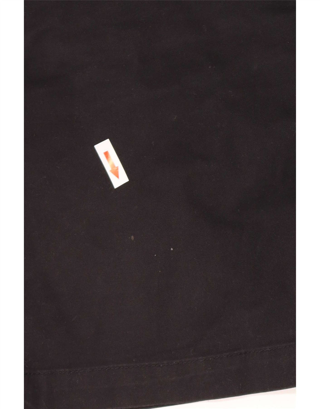 Shorts Chino feminino Tommy Hilfiger US 8 médio W32 algodão preto