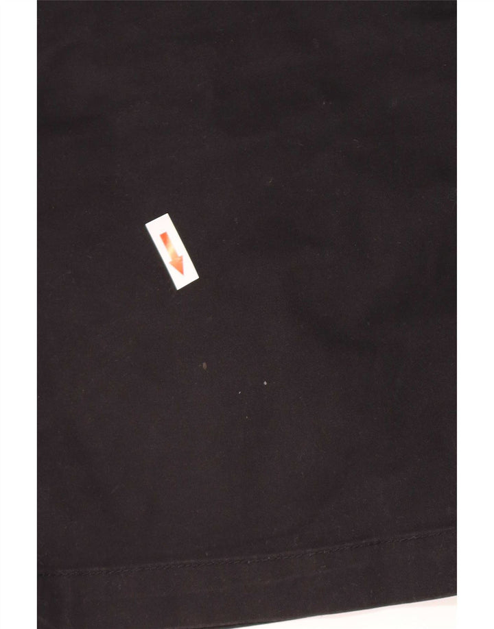 Shorts Chino feminino Tommy Hilfiger US 8 médio W32 algodão preto