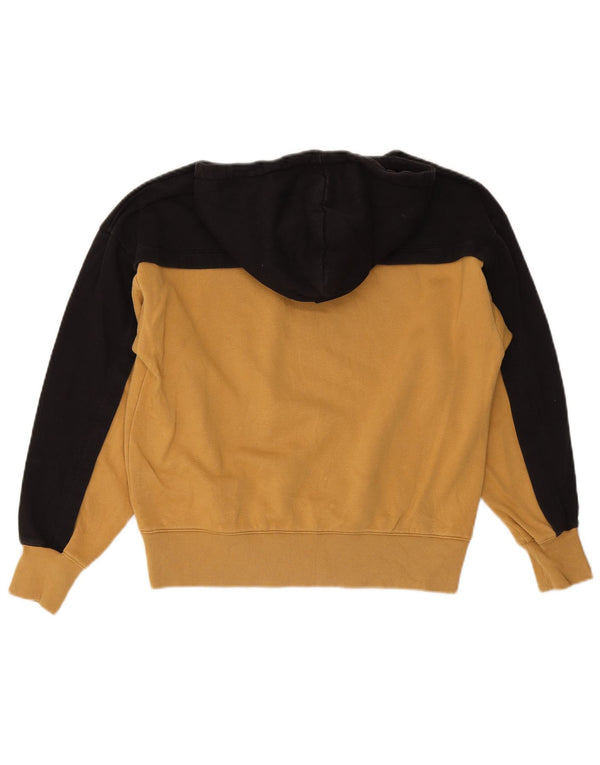 Jumper com capuz gráfico feminino Champion UK 14 bloco colorido amarelo médio