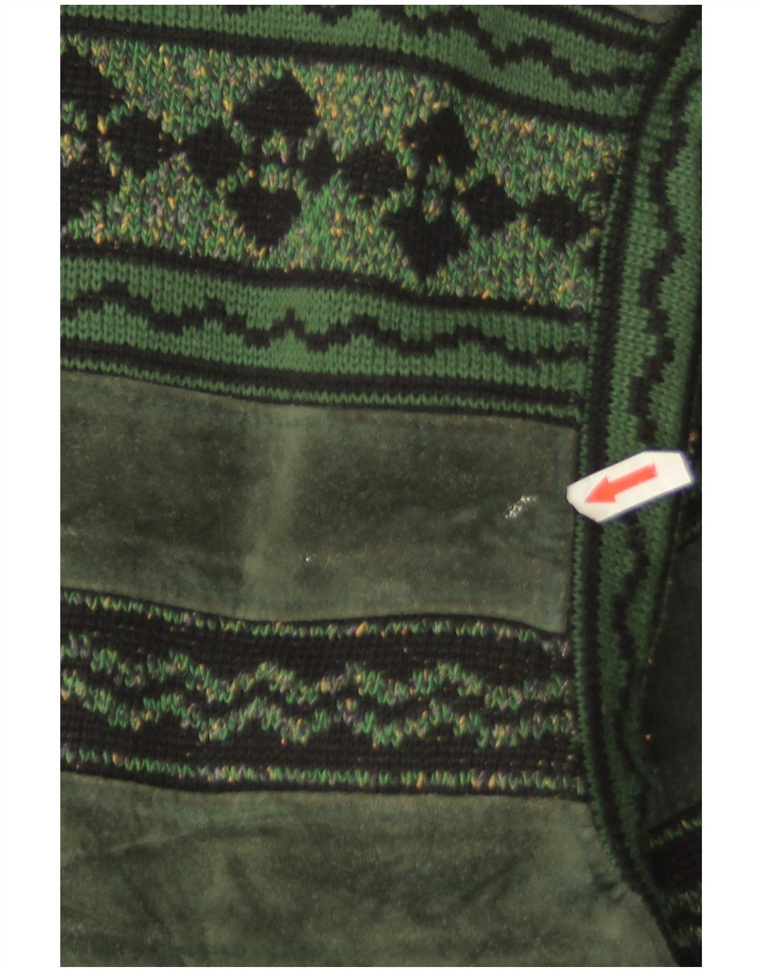 Jaqueta bomber masculina de camurça Breco IT 50 grande couro verde