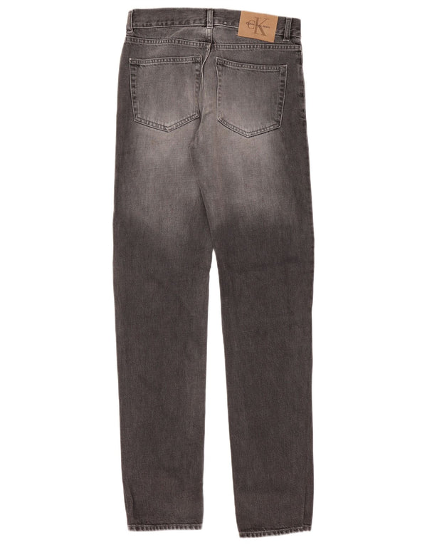 Calvin Klein Masculino Slim Jeans W29 L33 Cinza Algodão