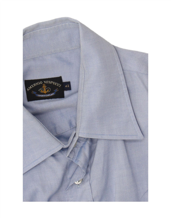 Camisa masculina AMERIGO VESPUCCI tamanho 42 grande azul
