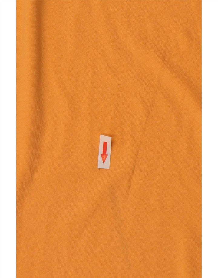 Adidas Mens Camiseta Top Médio Laranja