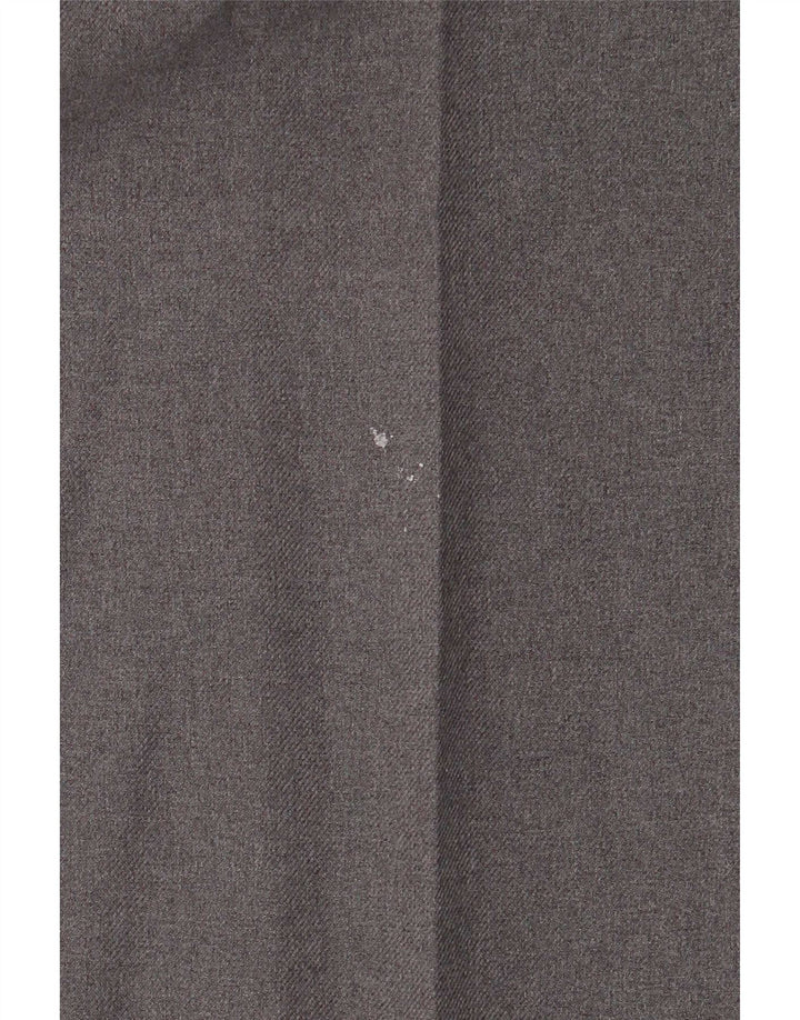 Calça masculina reta casual Farah W36 L34 cinza