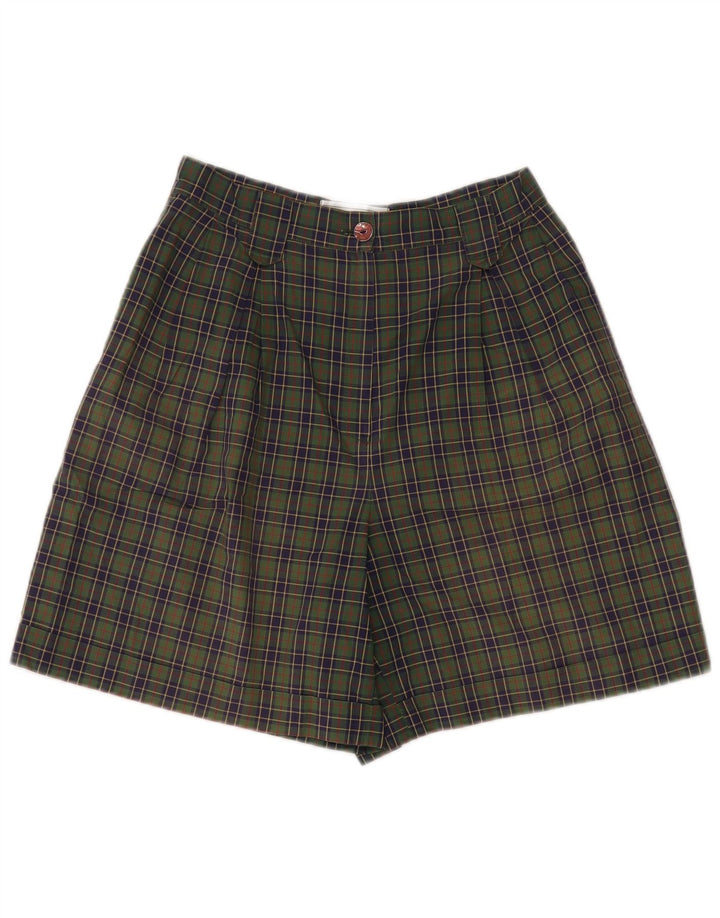 Shorts Chino Femininos All Over IT 44 Médio W28 Verde Xadrez