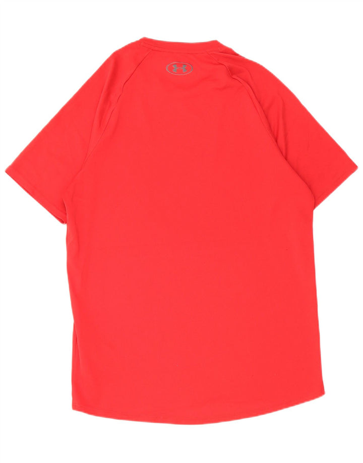 Under Armour Mens Camiseta Top Pequeno Poliéster Vermelho