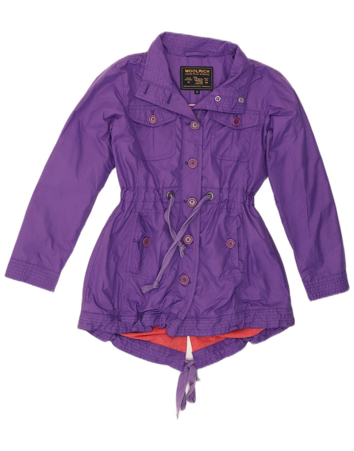 Casaco Woolrich Girls Parka 7-8 Anos Roxo