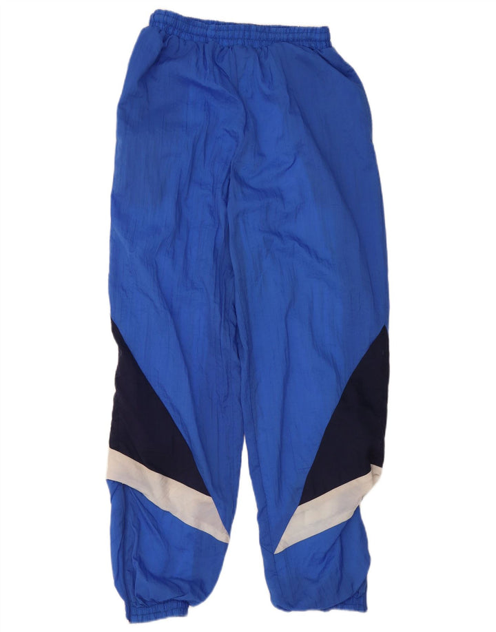 Calça de treino masculina VINTAGE Joggers médio azul colorblock