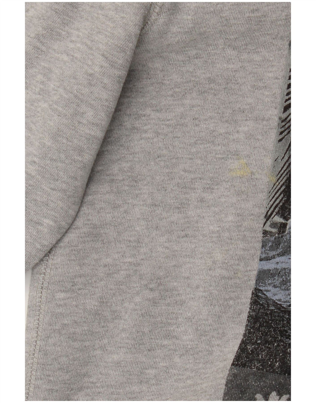 Quiksilver moletom gráfico masculino jumper grande algodão cinza