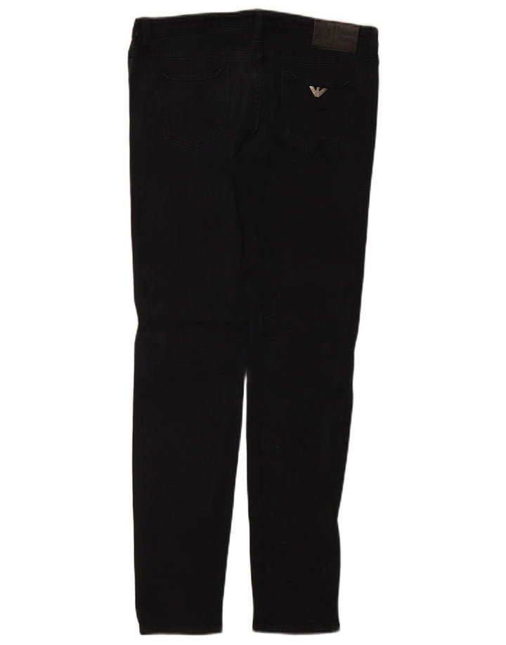 ARMANI Jeans Skinny Feminino W29 L29 Algodão Preto