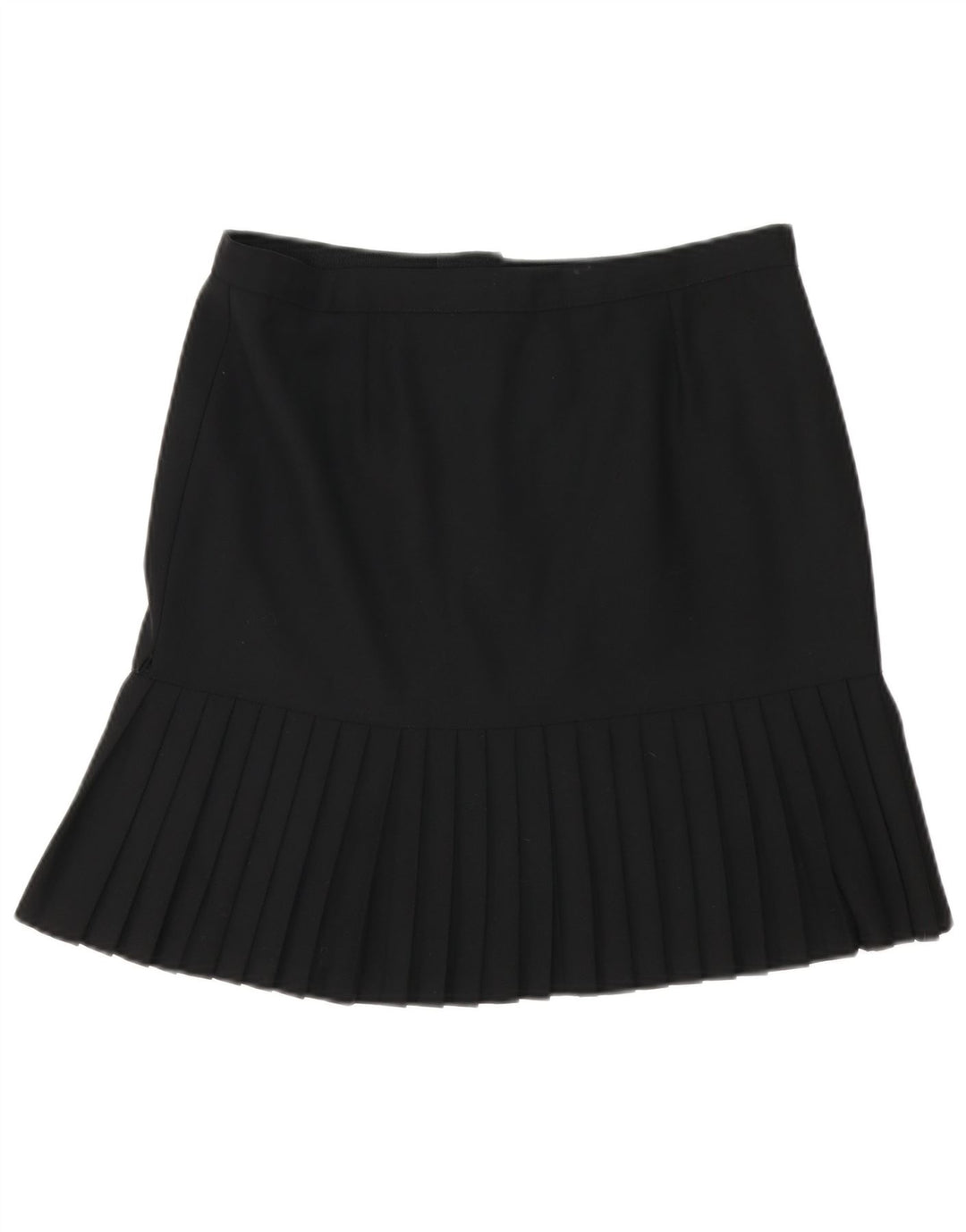 Saia trompete feminina vintage W32 grande preta