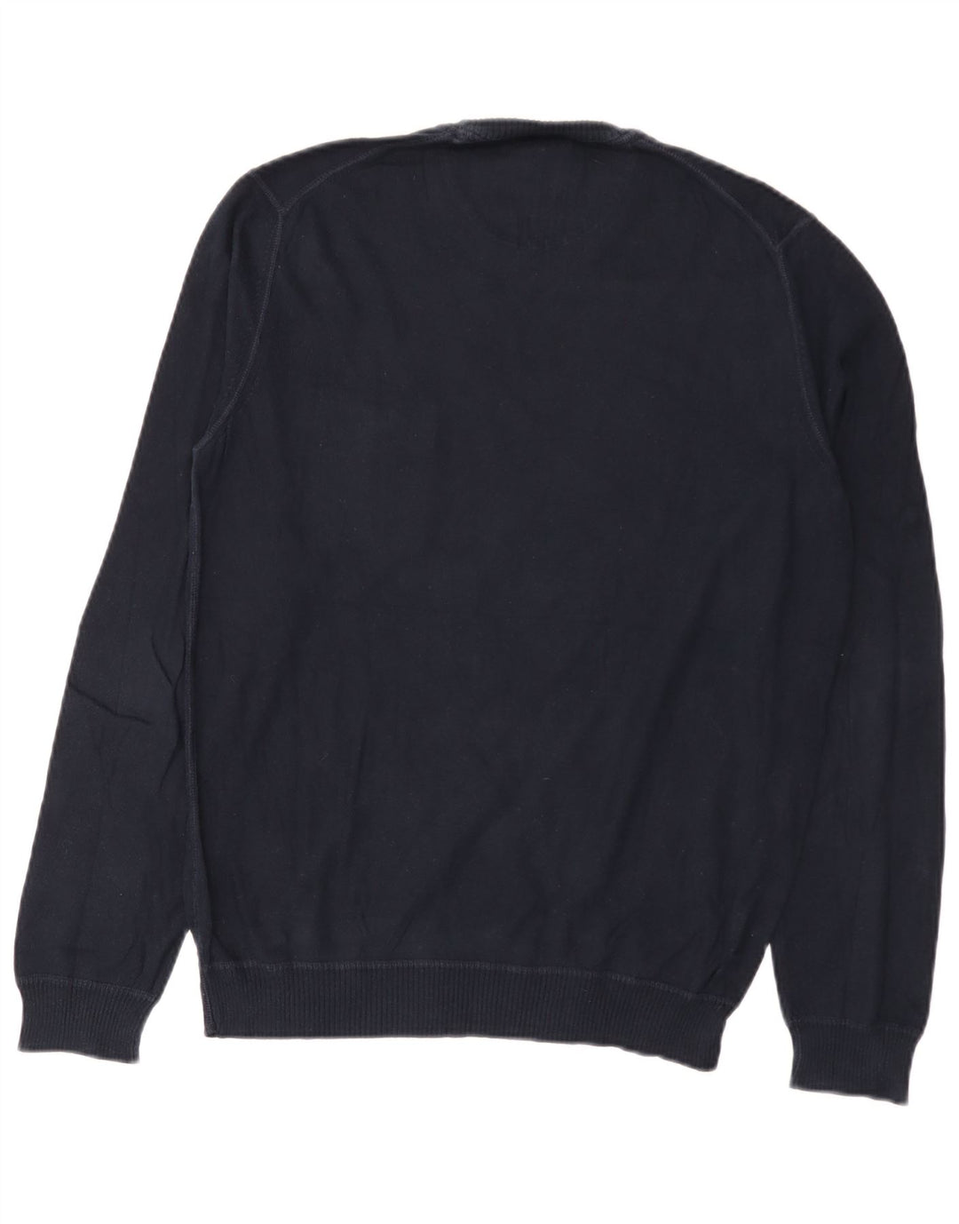 Suéter masculino Woolrich com gola redonda e algodão azul marinho pequeno